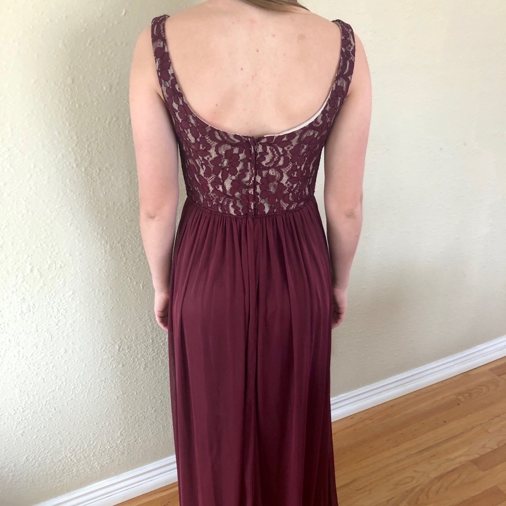 Maroon Prom Dress